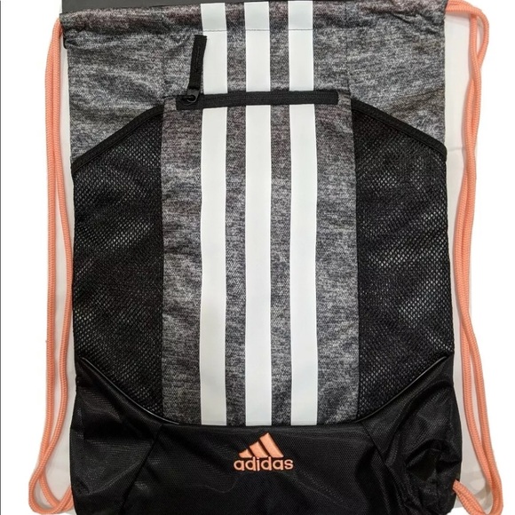 ADIDAS Sackpak Gym bag Drawstring Sun Glow Peach - Picture 2 of 3